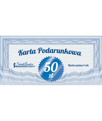 Karta podarunkowa 50 zł