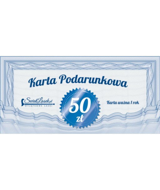 Karta podarunkowa 50 zł