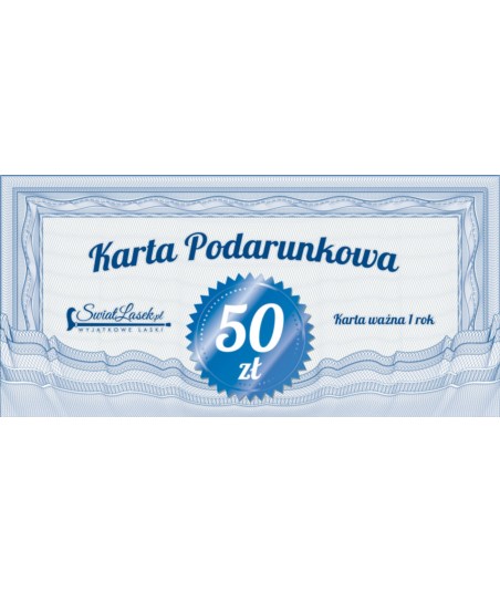 Karta podarunkowa 50 zł