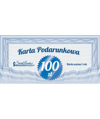 Karta podarunkowa 100 zł