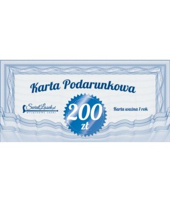 Karta podarunkowa 200 zł