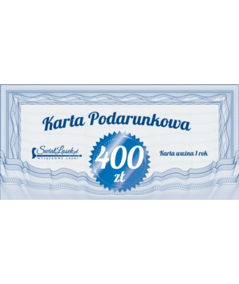 Karta podarunkowa 400 zł